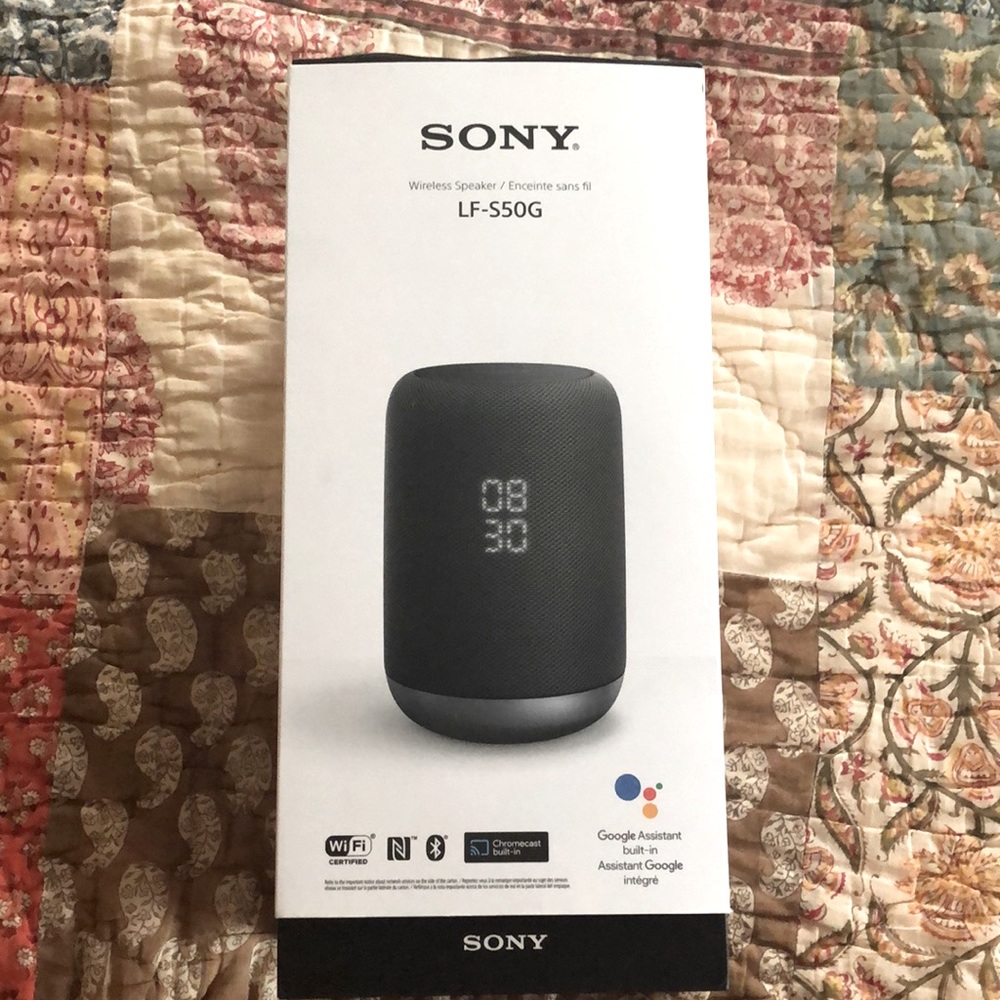 Sony Wireless Speaker LF-S50G with Google Assistant built in